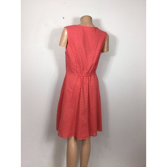 Max Studio Coral Eyelet Dress - Picture 3 of 6